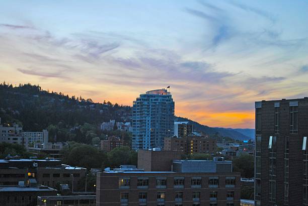 istock Portland Oregon West Hills Sunset 489039980