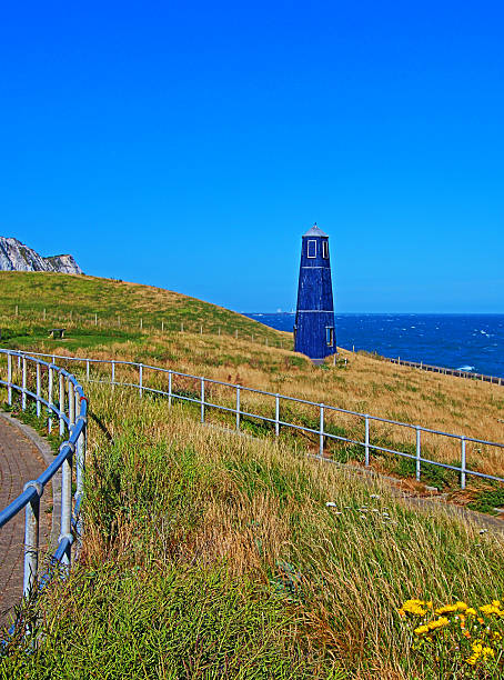 istock Samphire Hoe Tower at Dover English seaside 489041572