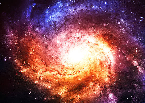 Spiral Galaxy - Elements of this Image Furnished by NASA Wormhole in Space supernova stock pictures, royalty-free photos & images