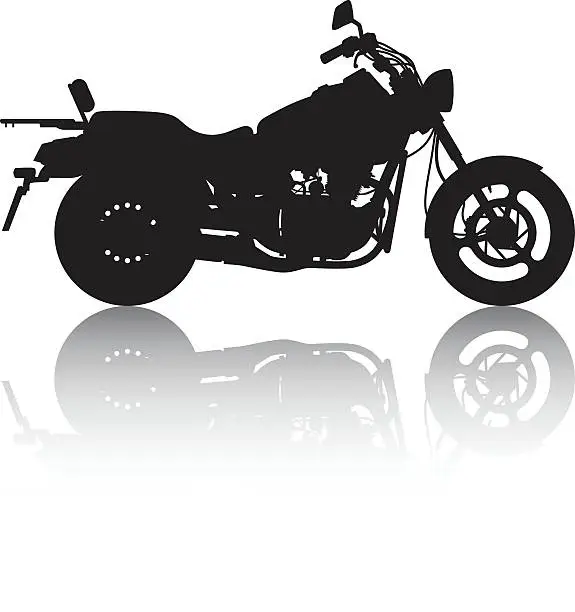 Vector illustration of Motorbike