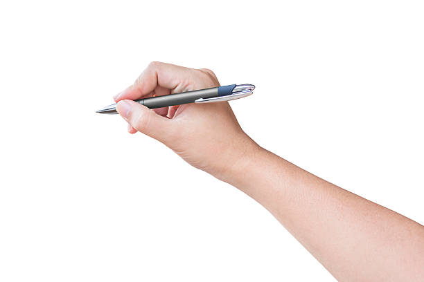 mano escribir - instrumento de escribir con tinta fotografías e imágenes de stock