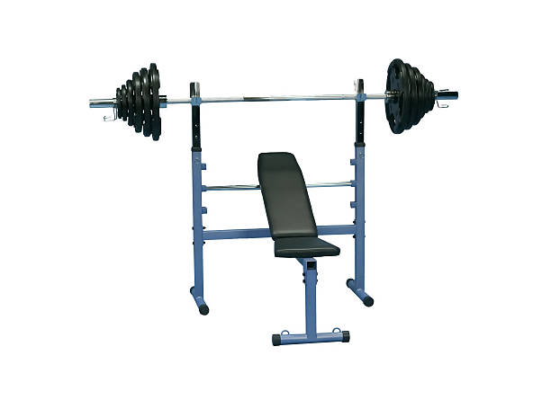 istock gym bench isolated on white background with clipping path 489042939