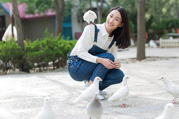 istock girl feeding pigeons 489044006