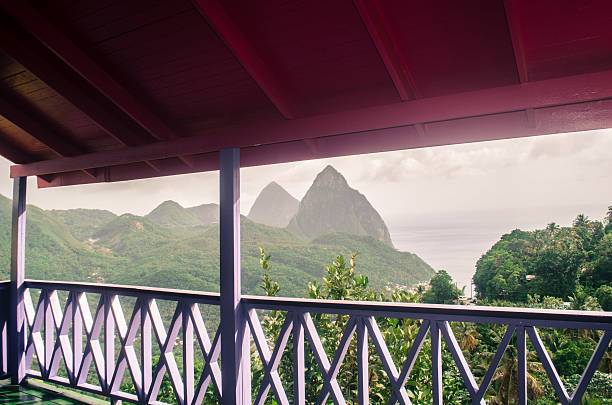 istock exotic  view of the pitons in soufriere st lucia 489044052