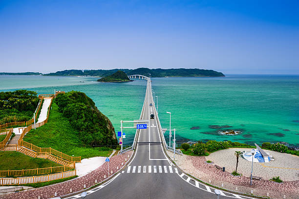 istock Tsunoshima Bridge in Japan 489077576