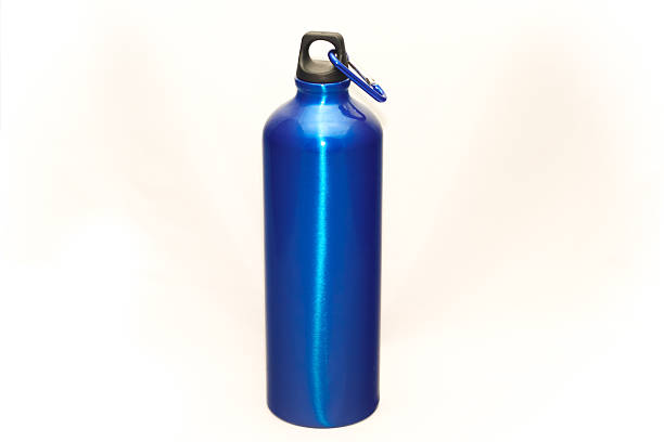 istock Stylish Water Bottle isolated on whit 489077656