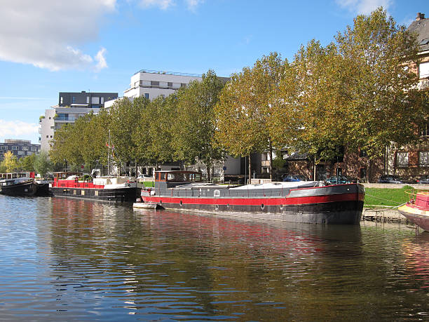 istock Barge on the Vilaine 489078470