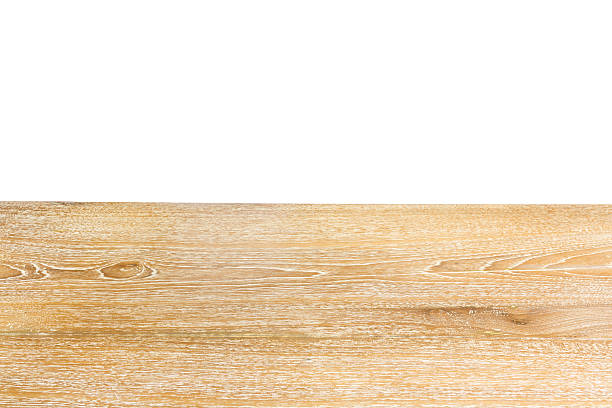 istock empty wooden table top isolated on white background 489079500