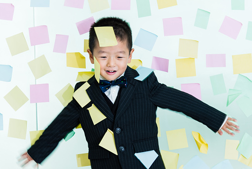 An Asian boy is asked to remember all he need to learn.