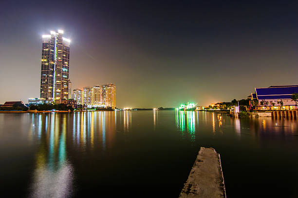 istock Bhumibol bridge at evening, Bangkok Thailand 489082768