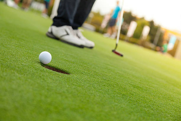 istock Golf player at the putting green 489082862