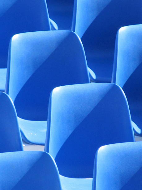 istock Close up of stadium seats 489083809