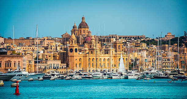 istock view on Birgu from the sea 489086192