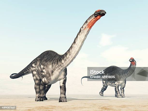 Dinosaur Apatosaurus Stockfoto und mehr Bilder von Ausgestorbene Tierart - Ausgestorbene Tierart, Brontosaurus, Digital generiert