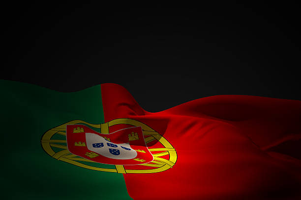 istock Portugal flag waving 489088691