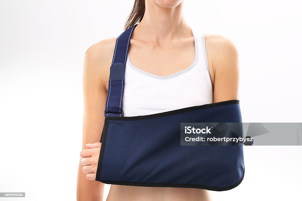 Hand in einen sling - Lizenzfrei Armschlinge Stock-Foto