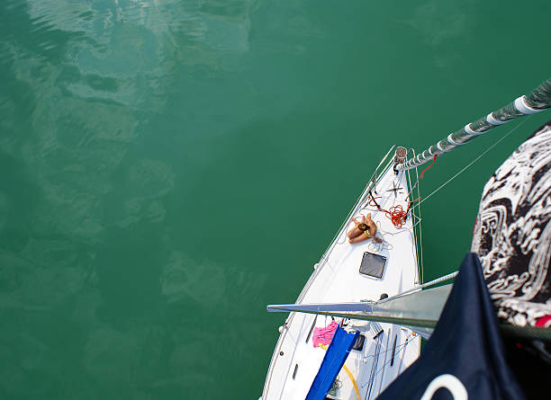 Sailboat from top of the mast