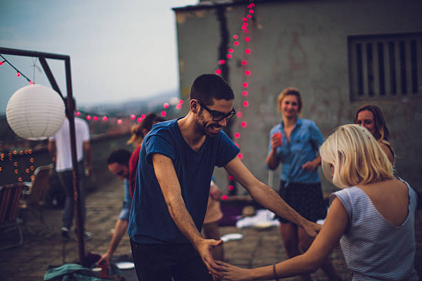 Dancing on the rooftop