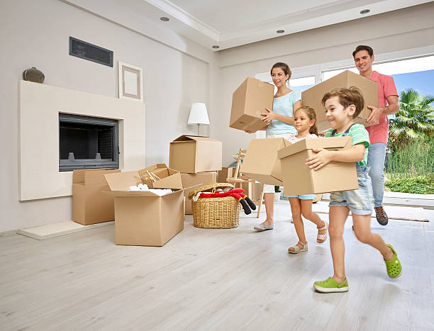 istock Family moving into a new home 489114750