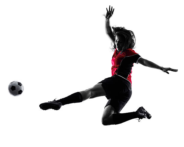 istock woman soccer player isolated silhouette 489116316