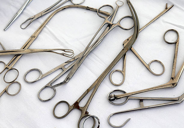 istock rusted pliers scissors and other ancient medical instruments 489116648