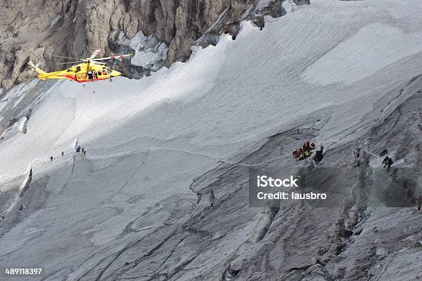 Heli Rescu Stock Photo - Download Image Now - Accidents and Disasters, Cold Temperature, Crevasse