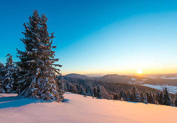istock Sunrise in Carpathian Mountains 489119336