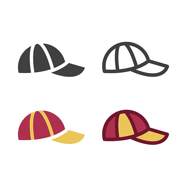 Cap Icon vector art illustration