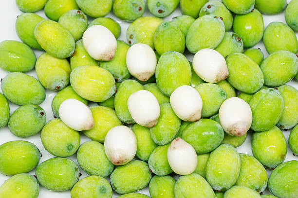 istock The green lotus seeds. 489121944