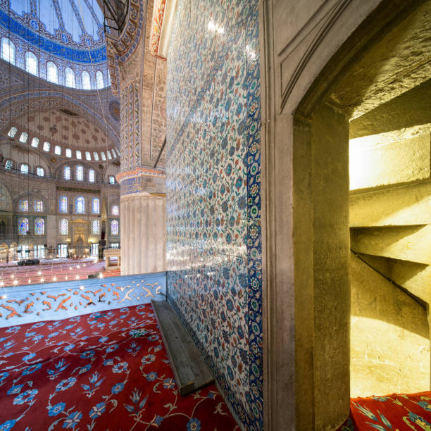 istock Internal view of Blue Mosque, Istanbul 489123275