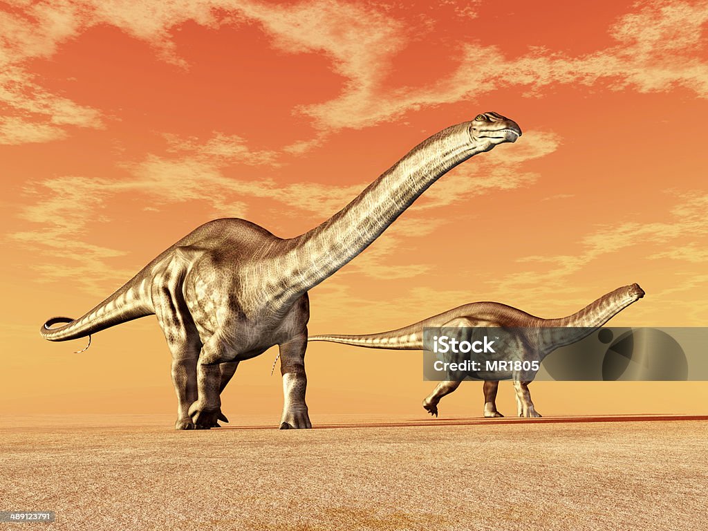 Dinosaur Apatosaurus - Foto de stock de Animal royalty-free