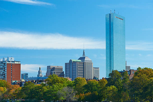 istock Boston and Charles river view from Harvard Bridge 489124368