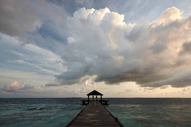 istock Maldives Pier At Dawn 489124576