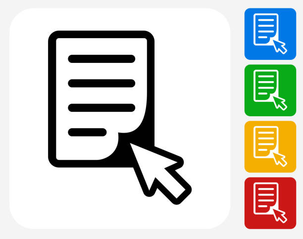 컴퓨터 책 아이콘을 평편 그래픽 디자인 - note industry paper innovation stock illustrations