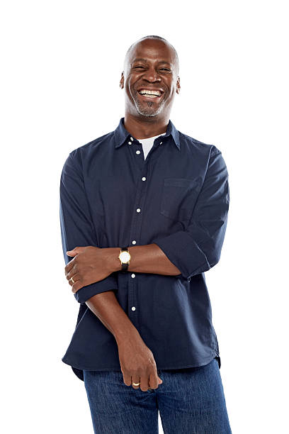 istock Handsome afro american man looking happy 489125471