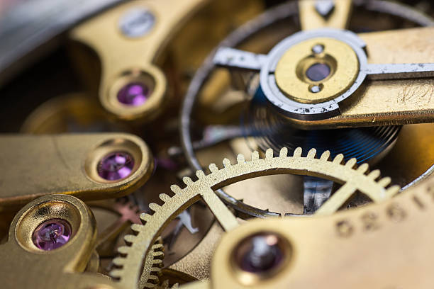 istock Pocket watch mechanism macro photo 489140836