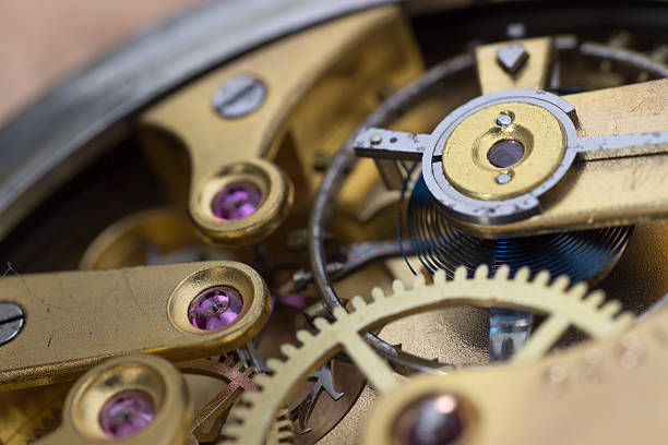 istock Pocket watch mechanism macro photo 489141042