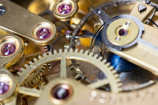istock Pocket watch mechanism macro photo 489141812
