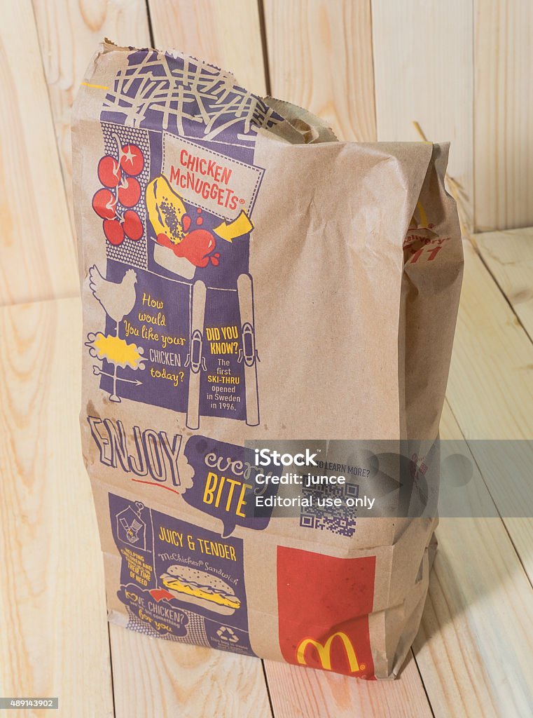 Mc Donalds Delivery Bag Stock Photo Download Image Now McDonald's