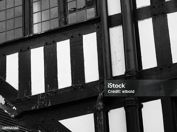Chester Tudor Tourism Stock Photo - Download Image Now - 2015, Architecture, Arts Culture and Entertainment