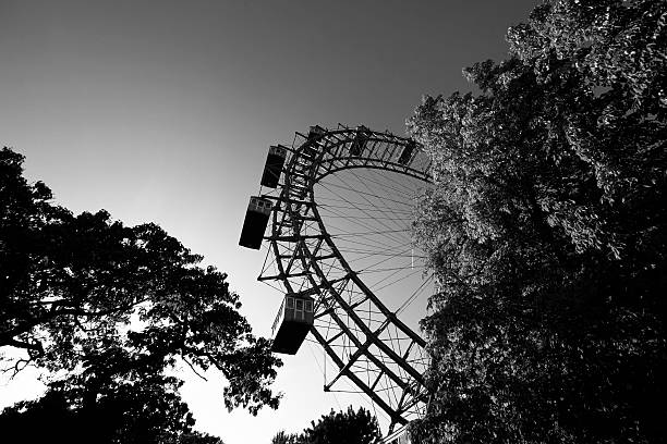 istock Ferris Wheel at amusement park,blurred rotation ferris 489145314
