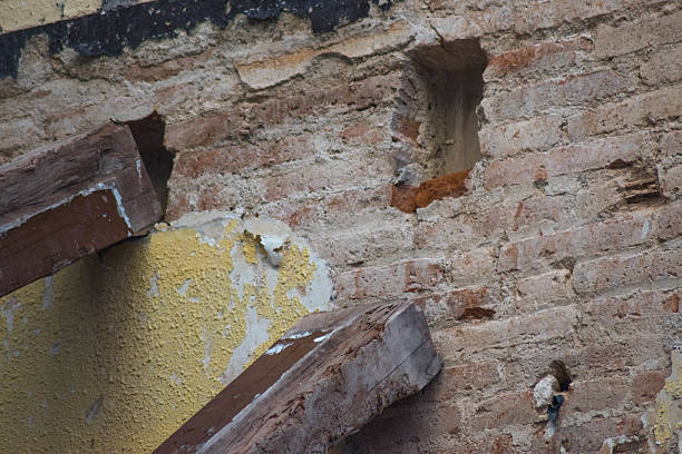 istock beam wooden in Wall 489146154