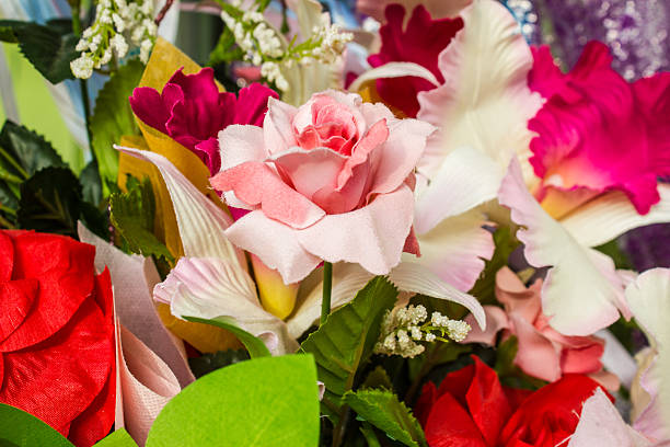 bouquet de flores - bouquet tulip greeting card gerbera daisy imagens e fotografias de stock