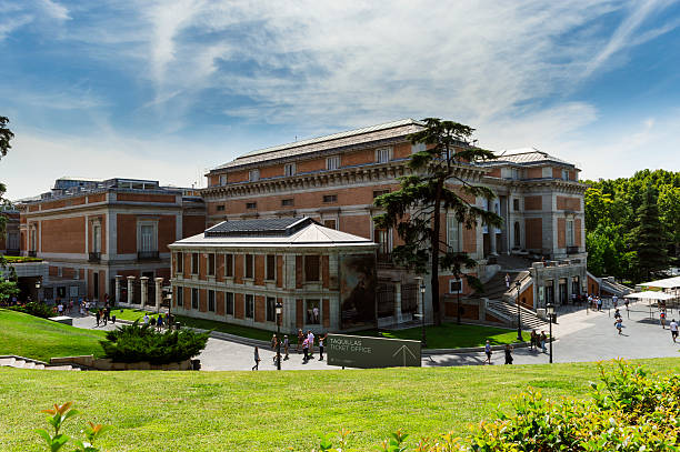 The Prado Museum, Madrid Madrid, Spain - September 3, 2015: View of the Museo del  Prado, Madrid. museo del prado stock pictures, royalty-free photos & images