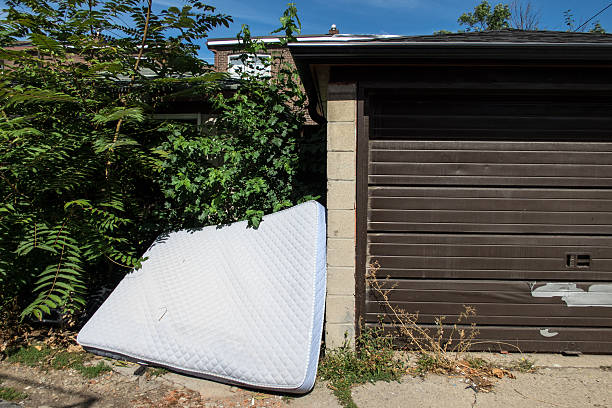 Abandoned Mattress stock photo