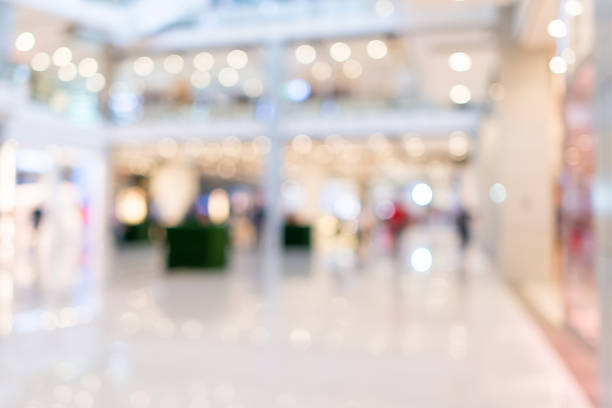 istock Store, shopping mall abstract defocused blurred background 489180856