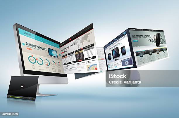 Web Design Development Concept Stock Photo - Download Image Now - Pattern, Template, Design