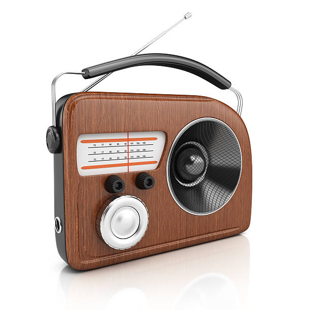 istock Retro style radio 489189899