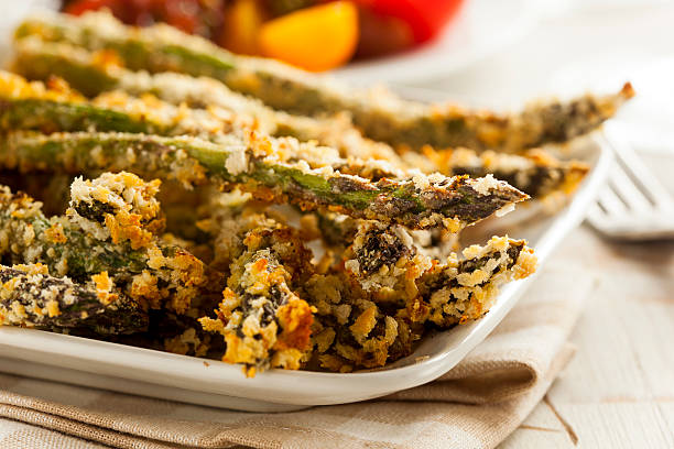 istock Homemade Panko Breaded Asparagus 489189985