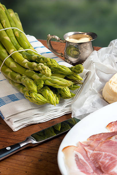 istock green Asparagus with Butter and Hollandaise 489190567